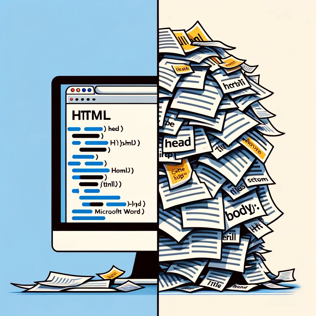 Word versus html editeur
