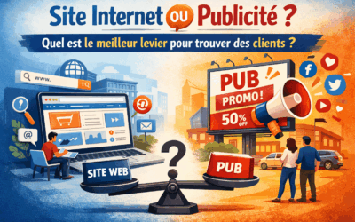 Site internet ou publicité : quel est le meilleur levier pour trouver des clients ?