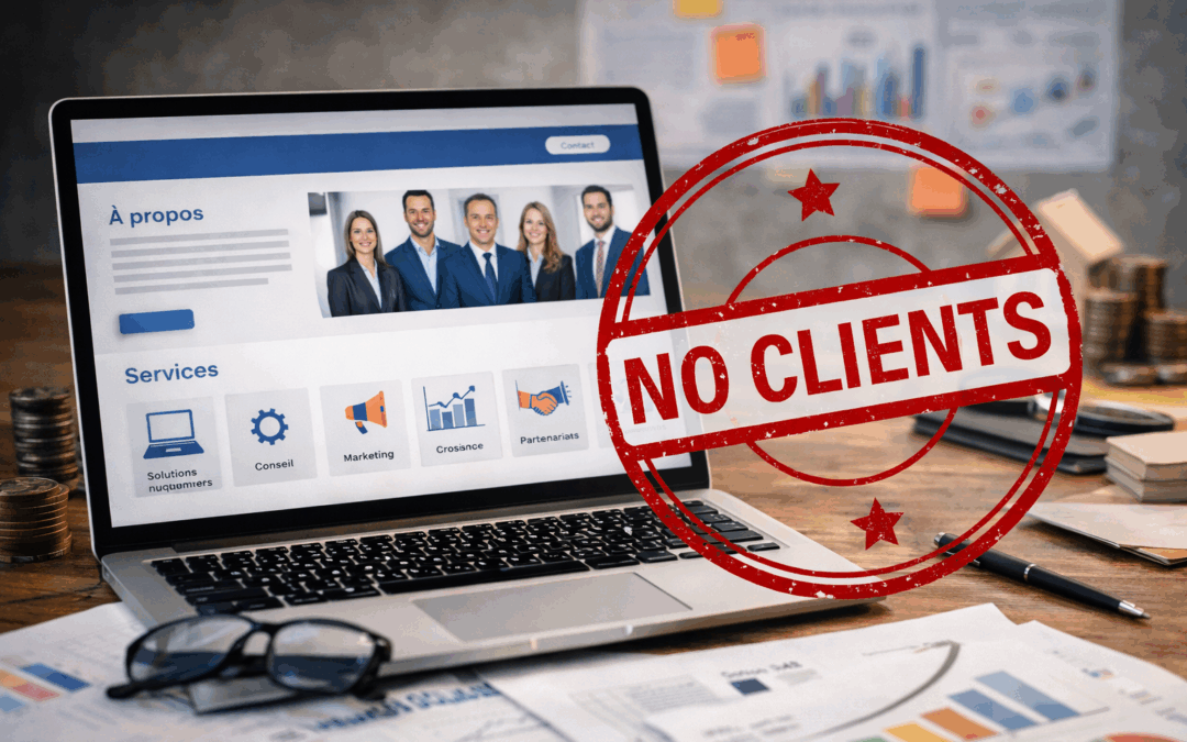 Pourquoi votre site vitrine ne génère aucun client