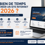 Combien de temps pour créer un site internet en 2026 ?
