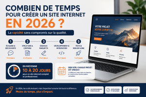 Combien de temps pour créer un site internet en 2026 ?